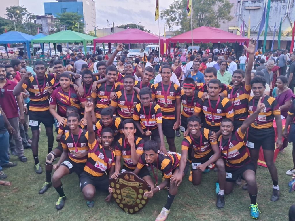 Asoka College makes history by winning the Maroon Rugby Shield